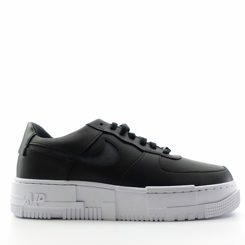 NIKE PLATFORM AIR FORCE ONE PIXEL SNEAKERS